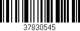Código de barras (EAN, GTIN, SKU, ISBN): '37830545'