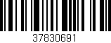 Código de barras (EAN, GTIN, SKU, ISBN): '37830691'