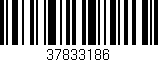 Código de barras (EAN, GTIN, SKU, ISBN): '37833186'