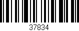Código de barras (EAN, GTIN, SKU, ISBN): '37834'