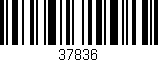 Código de barras (EAN, GTIN, SKU, ISBN): '37836'