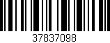 Código de barras (EAN, GTIN, SKU, ISBN): '37837098'