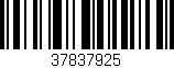 Código de barras (EAN, GTIN, SKU, ISBN): '37837925'