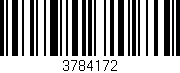 Código de barras (EAN, GTIN, SKU, ISBN): '3784172'