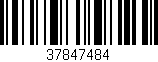 Código de barras (EAN, GTIN, SKU, ISBN): '37847484'