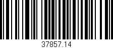 Código de barras (EAN, GTIN, SKU, ISBN): '37857.14'