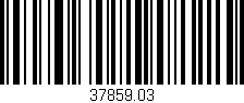 Código de barras (EAN, GTIN, SKU, ISBN): '37859.03'