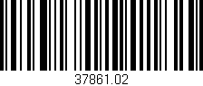 Código de barras (EAN, GTIN, SKU, ISBN): '37861.02'