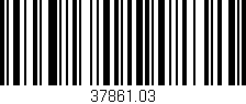 Código de barras (EAN, GTIN, SKU, ISBN): '37861.03'