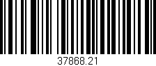 Código de barras (EAN, GTIN, SKU, ISBN): '37868.21'