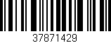 Código de barras (EAN, GTIN, SKU, ISBN): '37871429'