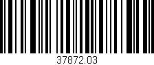 Código de barras (EAN, GTIN, SKU, ISBN): '37872.03'
