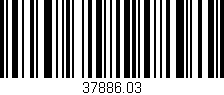 Código de barras (EAN, GTIN, SKU, ISBN): '37886.03'