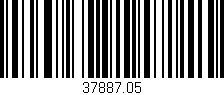 Código de barras (EAN, GTIN, SKU, ISBN): '37887.05'