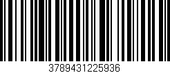Código de barras (EAN, GTIN, SKU, ISBN): '3789431225936'
