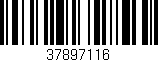 Código de barras (EAN, GTIN, SKU, ISBN): '37897116'