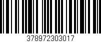 Código de barras (EAN, GTIN, SKU, ISBN): '378972303017'
