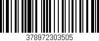 Código de barras (EAN, GTIN, SKU, ISBN): '378972303505'
