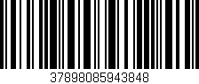 Código de barras (EAN, GTIN, SKU, ISBN): '37898085943848'