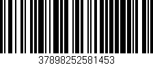 Código de barras (EAN, GTIN, SKU, ISBN): '37898252581453'