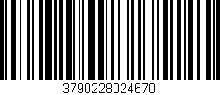 Código de barras (EAN, GTIN, SKU, ISBN): '3790228024670'