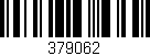 Código de barras (EAN, GTIN, SKU, ISBN): '379062'