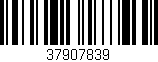 Código de barras (EAN, GTIN, SKU, ISBN): '37907839'