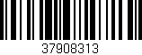 Código de barras (EAN, GTIN, SKU, ISBN): '37908313'
