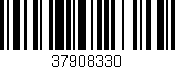 Código de barras (EAN, GTIN, SKU, ISBN): '37908330'