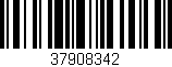 Código de barras (EAN, GTIN, SKU, ISBN): '37908342'