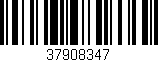 Código de barras (EAN, GTIN, SKU, ISBN): '37908347'