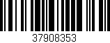 Código de barras (EAN, GTIN, SKU, ISBN): '37908353'