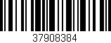 Código de barras (EAN, GTIN, SKU, ISBN): '37908384'