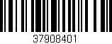 Código de barras (EAN, GTIN, SKU, ISBN): '37908401'
