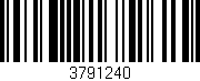 Código de barras (EAN, GTIN, SKU, ISBN): '3791240'
