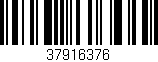 Código de barras (EAN, GTIN, SKU, ISBN): '37916376'