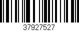 Código de barras (EAN, GTIN, SKU, ISBN): '37927527'