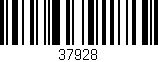 Código de barras (EAN, GTIN, SKU, ISBN): '37928'