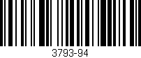 Código de barras (EAN, GTIN, SKU, ISBN): '3793-94'