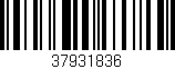 Código de barras (EAN, GTIN, SKU, ISBN): '37931836'