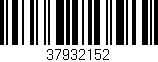 Código de barras (EAN, GTIN, SKU, ISBN): '37932152'