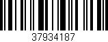 Código de barras (EAN, GTIN, SKU, ISBN): '37934187'
