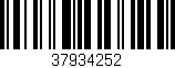 Código de barras (EAN, GTIN, SKU, ISBN): '37934252'
