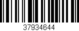 Código de barras (EAN, GTIN, SKU, ISBN): '37934644'