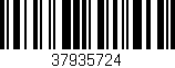 Código de barras (EAN, GTIN, SKU, ISBN): '37935724'