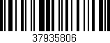Código de barras (EAN, GTIN, SKU, ISBN): '37935806'