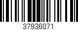 Código de barras (EAN, GTIN, SKU, ISBN): '37936071'