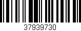Código de barras (EAN, GTIN, SKU, ISBN): '37939730'