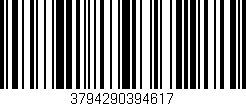 Código de barras (EAN, GTIN, SKU, ISBN): '3794290394617'