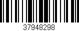 Código de barras (EAN, GTIN, SKU, ISBN): '37948298'